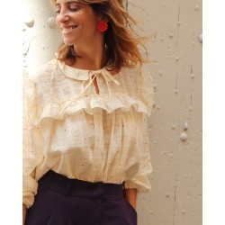 Cotton Fancy Plumetis - Calissone