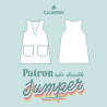 Clutch Sewing Pattern JUMPER Pinafore Dress - Calissone