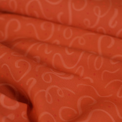 Tchin-tchin viscose twill - Burnt Orange - Calissone