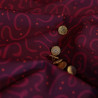 Viscose twill Tchin-tchin - Burgandy - Calissone