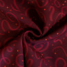 Viscose twill Tchin-tchin - Burgandy - Calissone