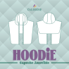 Pocket pattern Removable hood Hoodie - Calissone