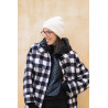 Pocket pattern Removable hood Hoodie - Calissone