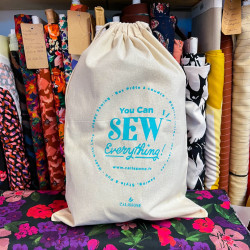 Pochon en coton "You can sew everything !" - Calissone