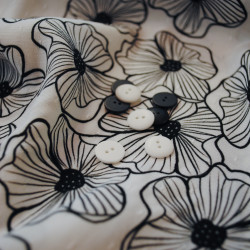 Viscose plumetis Audrey - Calissone