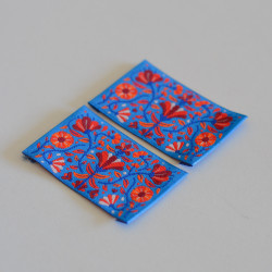 Etiquettes Bohémienne Western (lot de 6 + 1 pin's) - Calissone