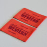 Etiquettes Bohémienne Western (lot de 6 + 1 pin's) - Calissone