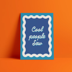 Affiche Cool People Sew - BIM - Calissone