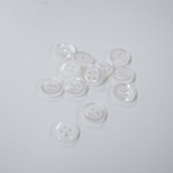 Pearly shirt sewing button 10mm - Calissone