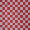 Gabardine Checker rouge et rose - Wednesday - Calissone