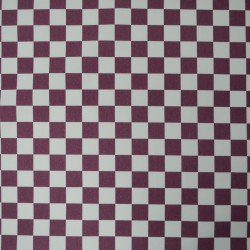 Gabardine Checker prune - Saturday - Calissone