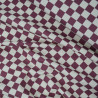 Gabardine Checker prune - Saturday - Calissone