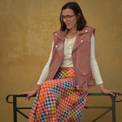 Popeline de Viscose Checker - Sunday - Calissone