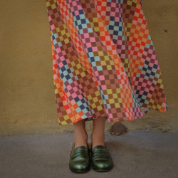 Popeline de Viscose Checker - Sunday - Calissone