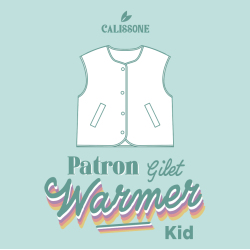 Warmer KID vest pocket pattern - Calissone