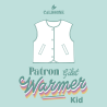 Patron pochette Gilet Warmer KID - Calissone