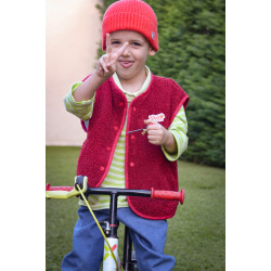 Patron pochette Gilet Warmer KID - Calissone