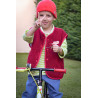 Patron pochette Gilet Warmer KID - Calissone
