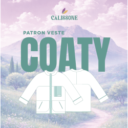 Patron pochette Veste Coaty - Calissone