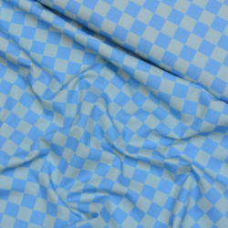Cotton poplin - Checker summer - Calissone