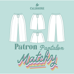 Matchy Bermuda Shorts Trousers Pocket Sewing Pattern - Calissone