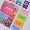 Etiquettes "I can buy myself flower" (9 étiquettes) - Calissone