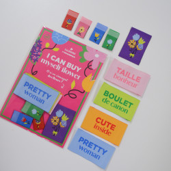 Etiquettes "I can buy myself flower" (9 étiquettes) - Calissone