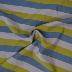 Viscose tissée Icy Stripes - Calissone