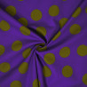 Popeline de coton - Purple Dot - Calissone