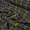 Tartan coton viscose Purple Mind - Calissone
