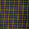 Tartan coton viscose Purple Mind - Calissone