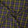 Tartan coton viscose Purple Mind - Calissone