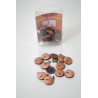 12 BIM screw-on jeans buttons – Removable and reusable - Calissone