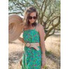 Popeline de Viscose - Summer garden (coupon) - Calissone