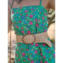 Popeline de Viscose - Jardin d'été - Calissone