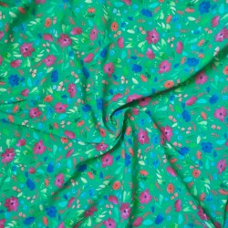 Popeline de Viscose - Jardin d'été - Calissone