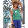 Popeline de Viscose - Summer garden (coupon) - Calissone