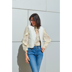 Patron Pochette Gilet patchwork - Sunset - Calissone